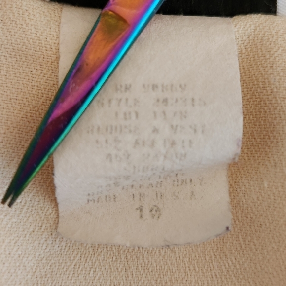 Vintage 50s vest blouse romper onesie - Picture 11 of 11